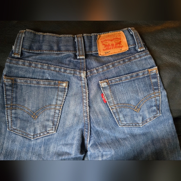 Levi's kids 514 Blue Jeans slim/straight sz4T - Picture 6 of 9